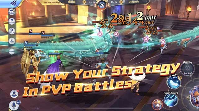 Thể hiện tài năng chiến thuật của bạn trong những trận chiến PvP kịch tính 