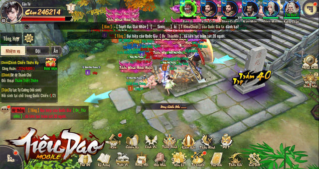 Giao diện chiến đấu trong chiến trường Đại Lý