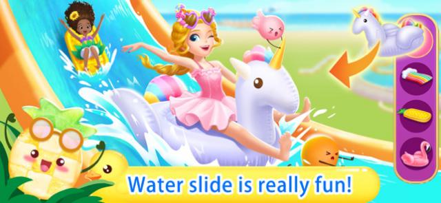 Chơi trượt máng nước thật vui cùng công chúa Libby trong Princess Libby's Pool Party 
