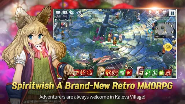 Spiritwish Android là một game MMORPG theo phong cách hoài cổ hoàn toàn mới