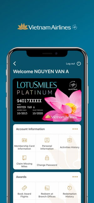 Quản lý tài khoản Bông Sen Vàng