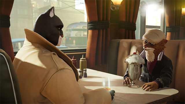 Tương tác với 30 nhân vật khác nhau trong game Blacksad: Under the Skin