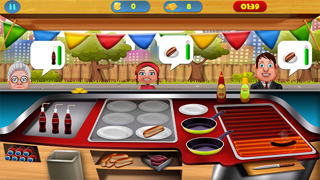 Fabulous Food Truck là game nấu ăn theo phong cách quản lý thời gian 
