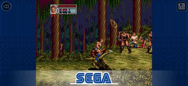 Lựa chọn chơi Golden Axe, Golden Axe II hoặc Golden Axe III
