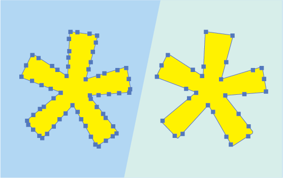 Adobe Illustrator đơn giản hóa đường bao quanh ảnh