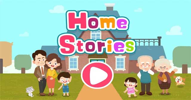 Trải nghiệm cuộc sống của một gia đình trong Baby Panda's Home Stories cho Android