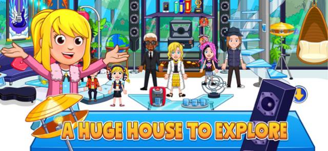 Khám phá ngôi biệt thự to lớn, sang trọng trong game My City: Mansion