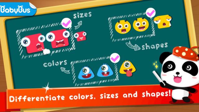 Tell the Difference dạy bé phân biệt màu sắc, kích thước và hình dạng