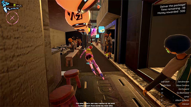 Trong game Neon Tail, người chơi thoải mái phiêu lưu khám phá thành phố mở
