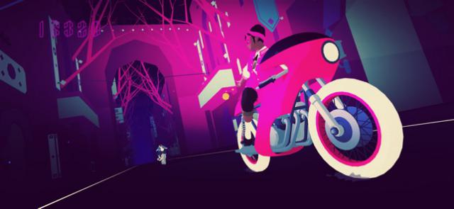 Sayonara Wild Hearts là một game arcade huyền ảo được kết hợp từ nhiều thể loại trò chơi