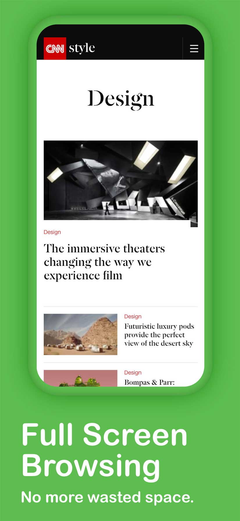 Thiết kế giao diện Puffin Browser Lite cho iOS