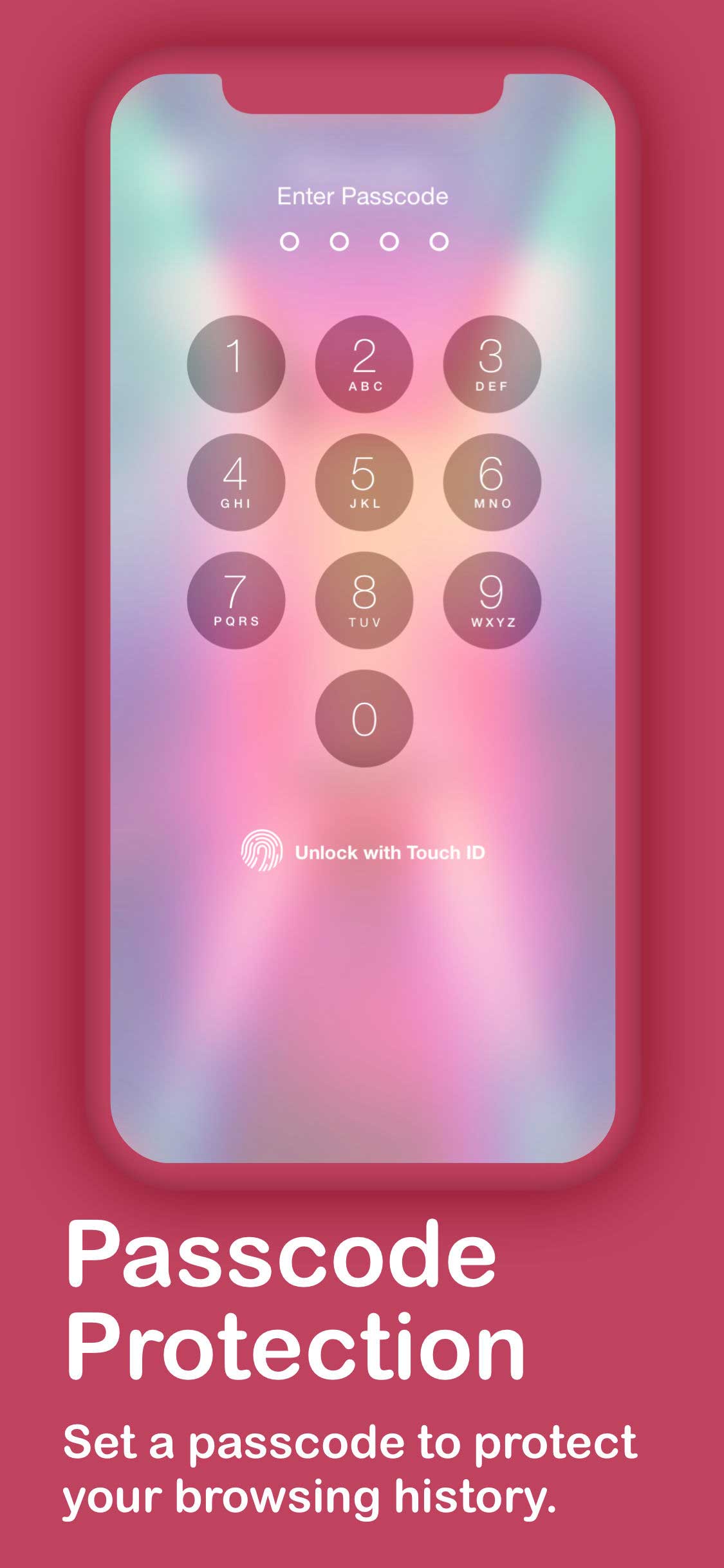 Đặt mật trên trình duyệt Puffin Browser Lite cho iOS