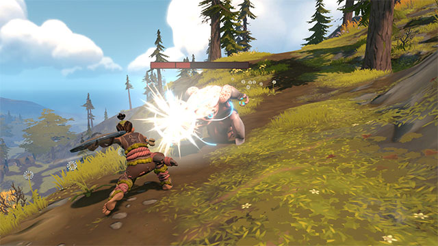 Làm bạn hoặc chiến đấu với các sinh vật đối địch để sống sót trong game Pine