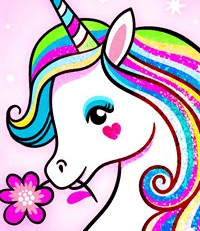 Unicorn Coloring Book