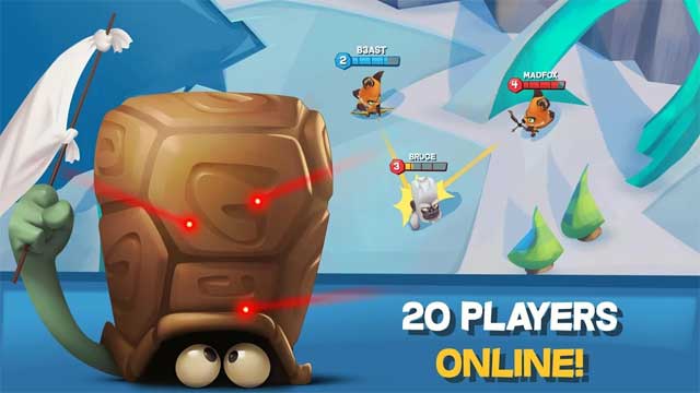 Chiến đấu trong đấu trường trực tuyến 20 người chơi theo phong cách Battle Royale