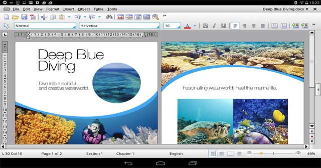 Office HD: TextMaker Basic là công cụ xử lý văn bản đơn giản cho thiết bị Android