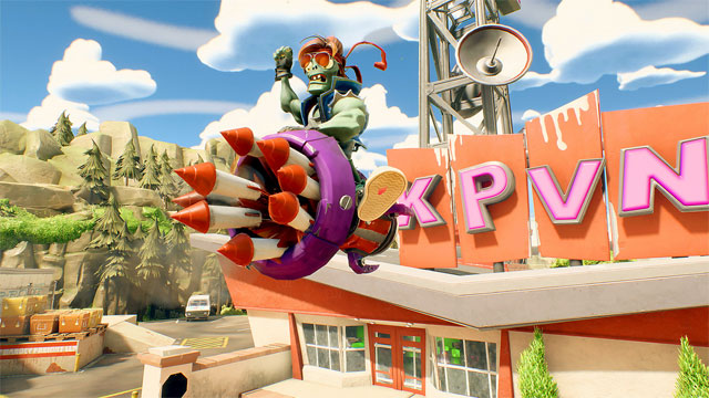 Chiến đấu ở các khu vực mở đặc sắc trong Plants vs. Zombies: Battle for Neighborville