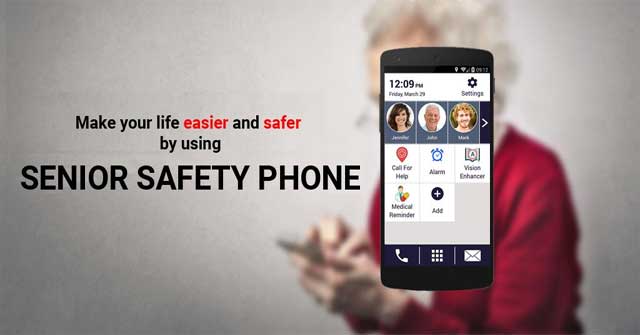 Senior Safety Phone là trình khởi chạy đơn giản dành cho người cao tuổi