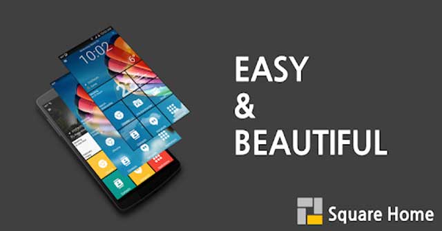 Square Home 3 là trình khởi chạy Android với giao diện Metro của Windows 10 Mobile