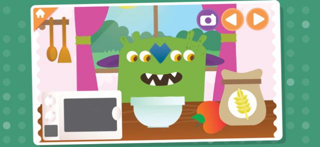 Thực hiện các hoạt động hàng ngày như làm sạch răng miệng, cho quái vật ăn, đi ngủ...