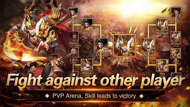 Đánh bại người chơi khác từ khắp nơi trên thế giới trong các trận chiến PvP