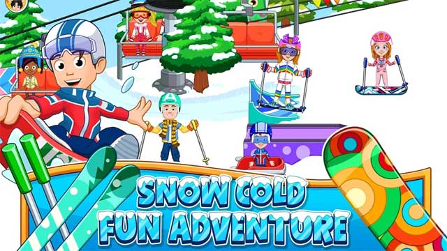 Tạo ra cuộc phiêu lưu mùa đông rất riêng của bé trong My City: Ski Resort