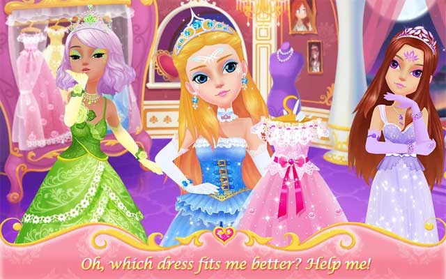 Chọn bộ váy thích hợp cho các nàng công chúa trong Princess Dancing Party
