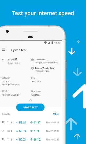 Kiểm tra tốc độ mạng với WiFiman
