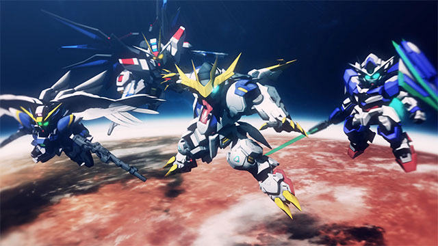 Lao mình vào cuộc đại chiến robot hoành tráng trong SD Gundam G Generation Cross Rays
