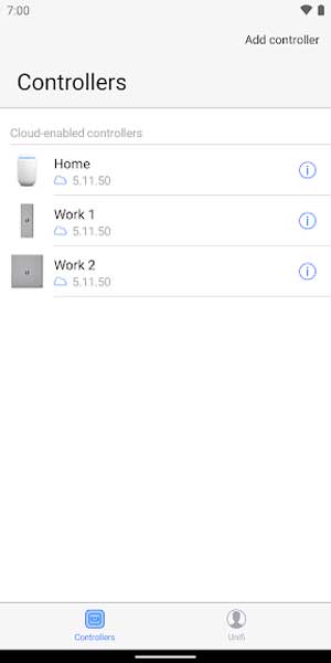 UniFi AP sẽ xuất hiện trong danh sách thiết bị nếu WiFi được bật