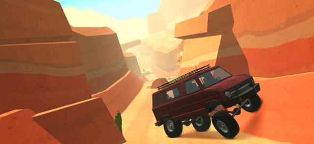 Điều khiển xe "quái vật" qua địa hình hiểm trở trong game Truck Trials 2.5: Free Range