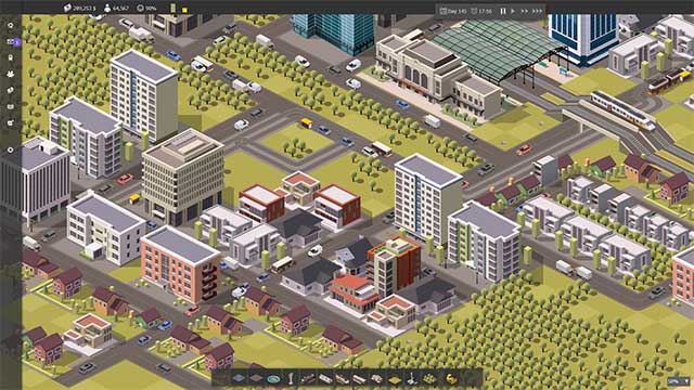 Xây dựng các công trình nhà ở, nhà máy, khu vực công cộng... trong thành phố Smart City Plan