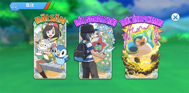 3 cách thu phục Pokemon