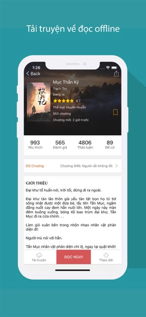 Tải truyện offline
