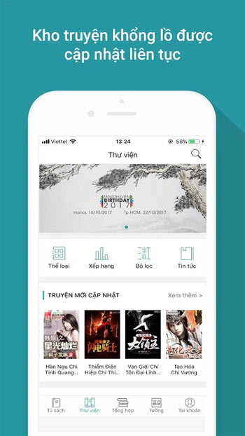 Kho truyện khổng lồ