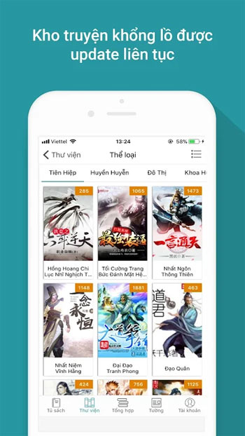 Kho truyện khổng lồ