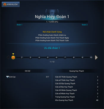 Cấp độ Nghĩa Hiệp Đoàn 