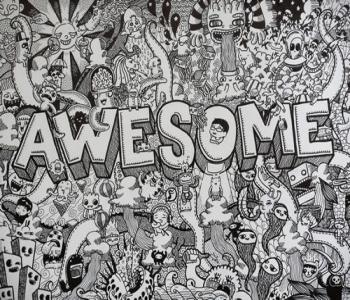 Bộ sưu tập Doodle Art sinh nhật
