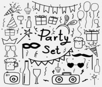 Doodle Art sinh nhật