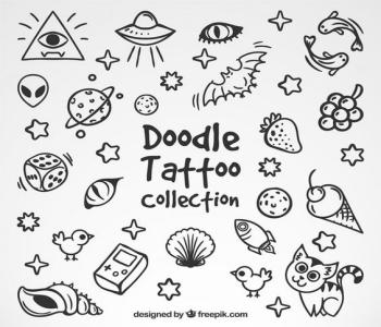 Bộ sưu tập Doodle Art sinh nhật