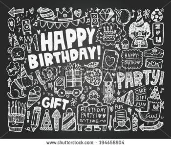 Doodle Art birthday