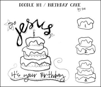 Bộ sưu tập Doodle Art sinh nhật