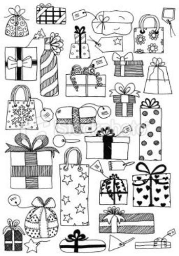 Bộ sưu tập Doodle Art sinh nhật