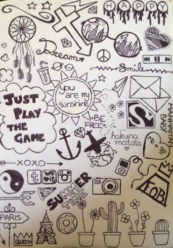 Doodle Art sinh nhật