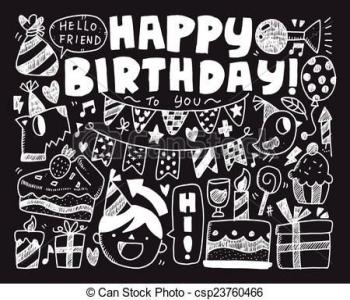 Doodle Art birthday