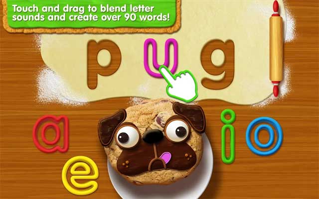 Tạo ra những từ tiếng Anh đơn giản trong Sesame Street Alphabet Kitchen