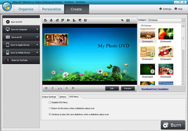 Ghi đĩa DVD, lưu và chia sẻ video nhanh chóng trên mạng xã hội