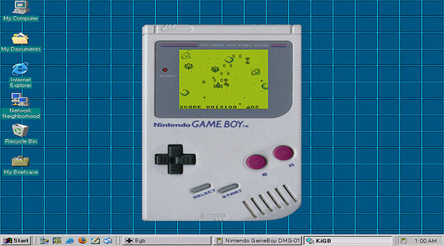 Giao diện giả lập chơi game KiGB trên Windows