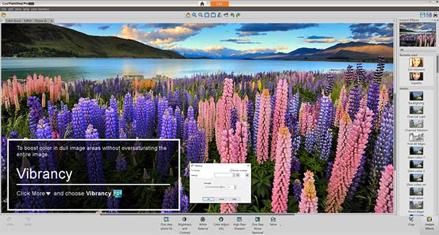 Dễ dàng chỉnh màu ảnh, thay đổi hiệu ứng... với Corel Paint Shop Pro