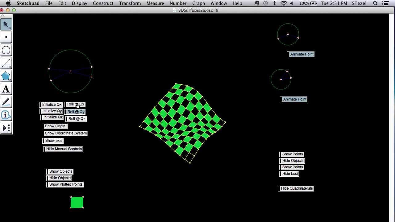 Giao diện Geometer's Sketchpad 